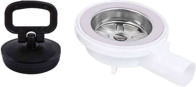 Hovedbilde Avløp komplett 22 mm hvit