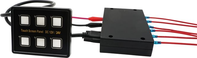 Hovedbilde Bryterpanel - 6 touch brytere 12V