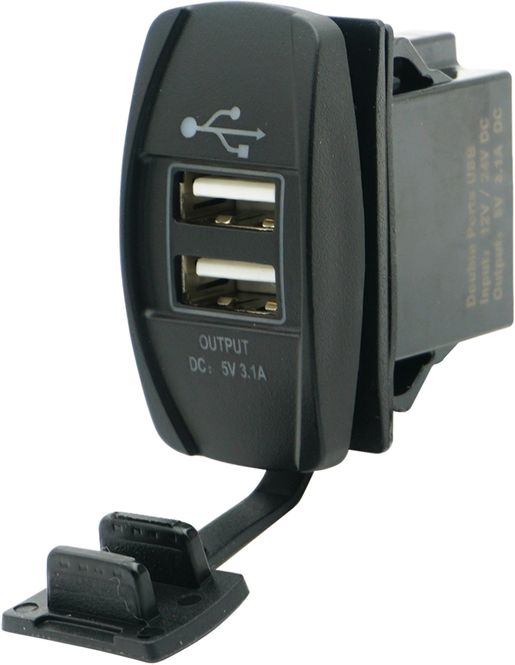 Hovedbilde USB uttak, dobbel