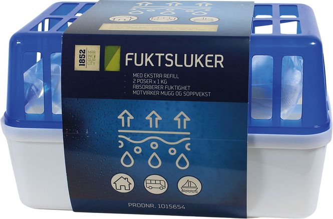 Hovedbilde 1852 Fuktslukerboks 1 kg m/ekstra refill