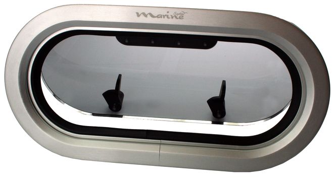 Hovedbilde Portlight i aluminium, oval