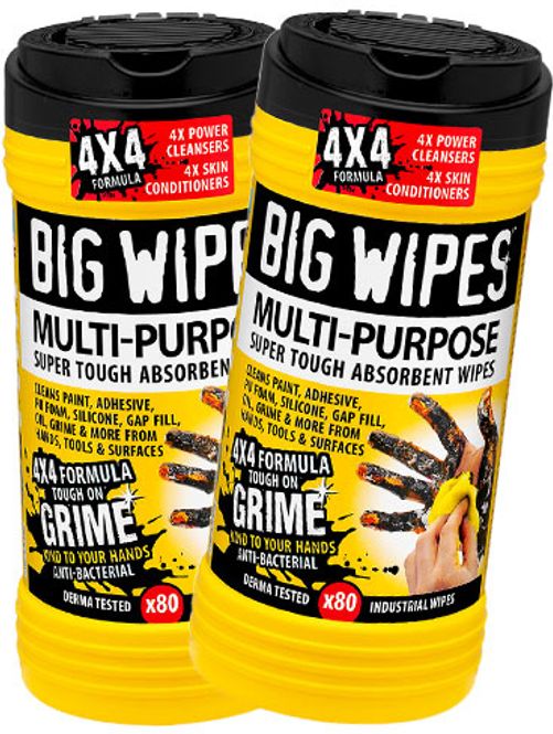 Hovedbilde Big Wipes 4x4 håndrensservietter