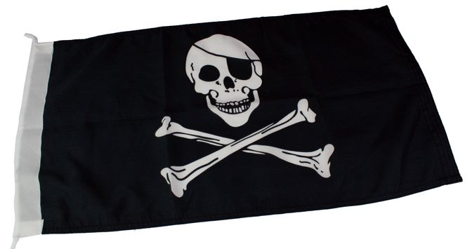 Hovedbilde Piratflagg 30 x 54 cm