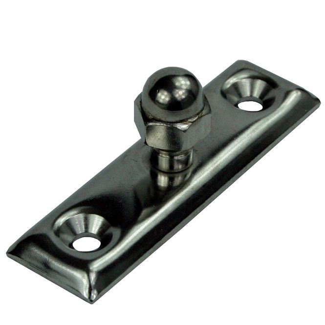 Hovedbilde Kalesjebeslag syrefast sideplate m/mutter