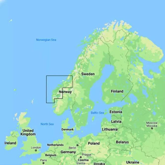 Hovedbilde C-Map Discover Bergen til Brandsfjorden