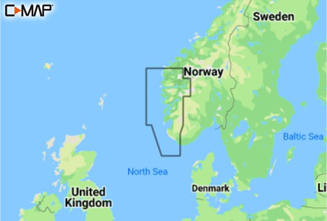 Hovedbilde C-Map Discover Farsund til Måløy