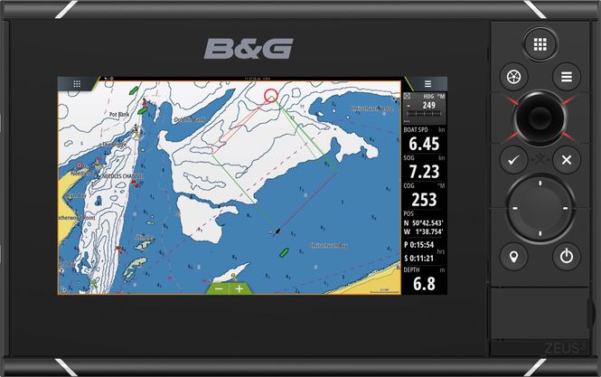 Hovedbilde B&G Zeus³ 7 kartplotter med verdenskart