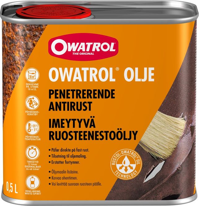 Hovedbilde Owatrol Olje antirust 0,5 l