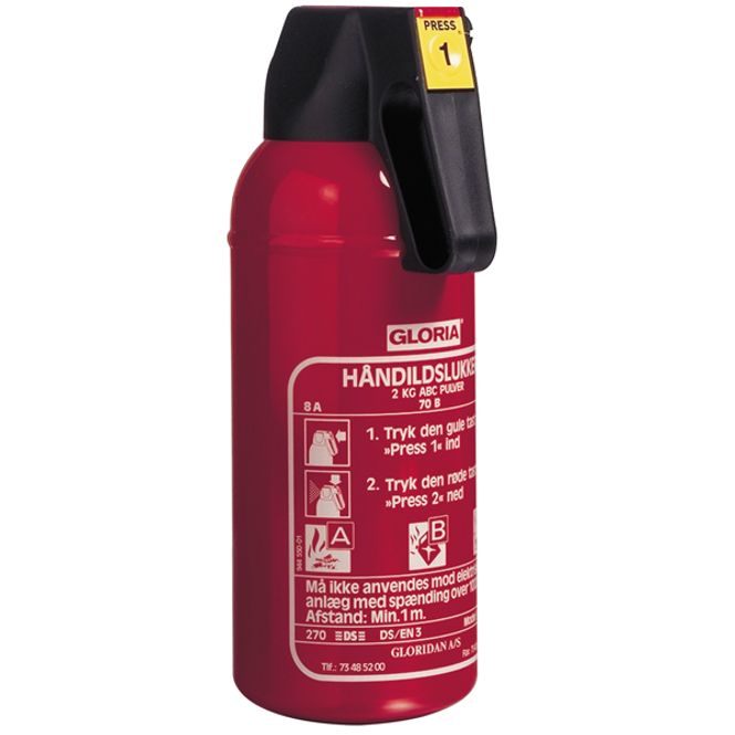 Hovedbilde Gloria Brannslukker 2 kg P2GM