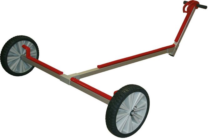 Hovedbilde Optimist tralle, aluminium, store hjul