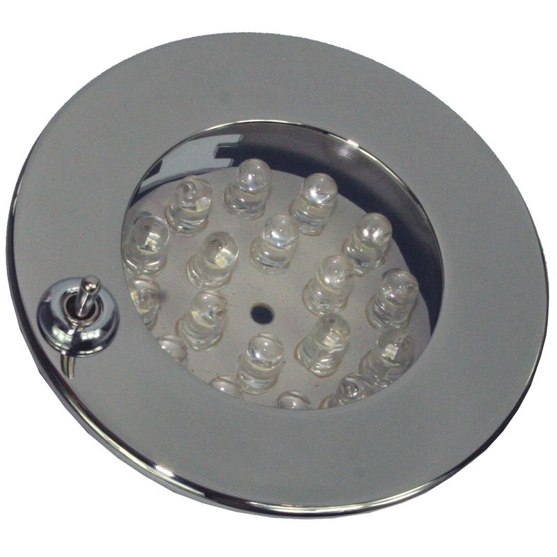 Downlight, LED m/bryter krom