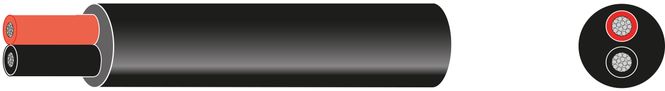 Hovedbilde Fortinnet kabel rund 2x1,5 mm2 30/100 m