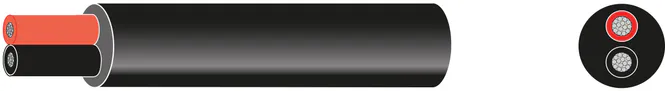 Hovedbilde Fortinnet kabel rund 2x1,5 mm2 30/100 m