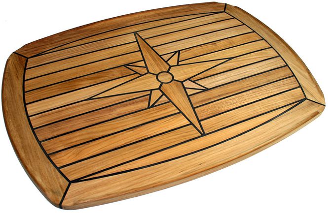 Hovedbilde Bordplate, Nautic Star, halvelipse