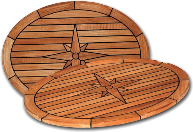 Hovedbilde Bordplate, Nautic Star, ovalt