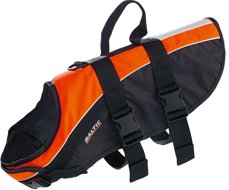 Baltic Mascot hundevest oransje/svart