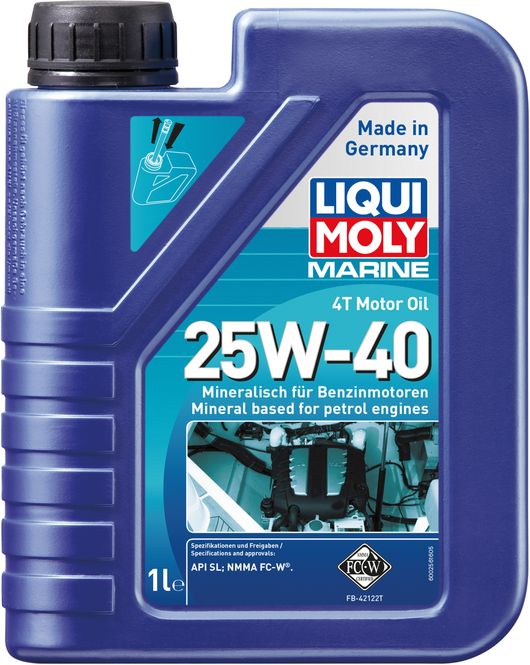 Hovedbilde Liqui Moly Marine 4T Motorolje 25W-40