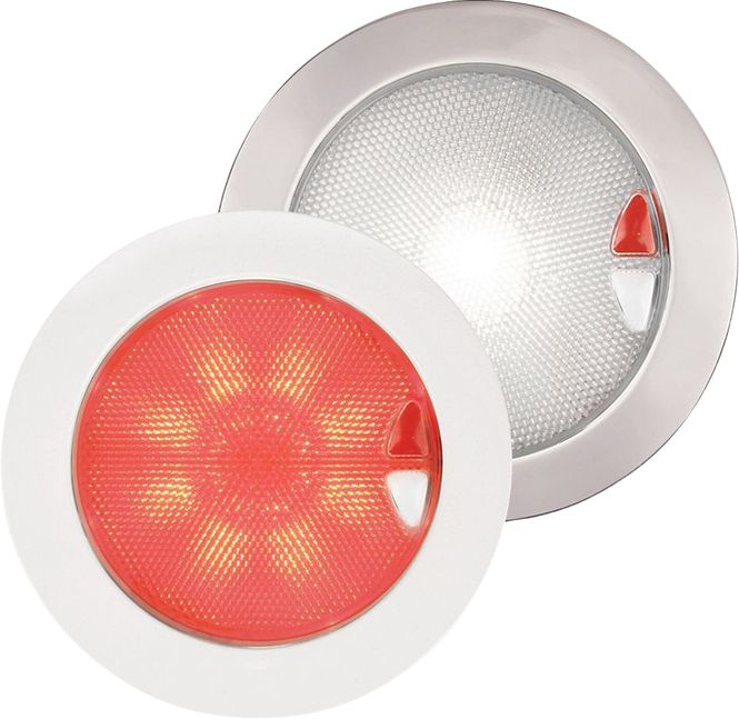 Hovedbilde Hella EuroLED 150 Touch lampe m/hvitt og rødt lys