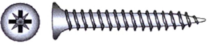 Hovedbilde Sponplateskrue A4 DIN 1008